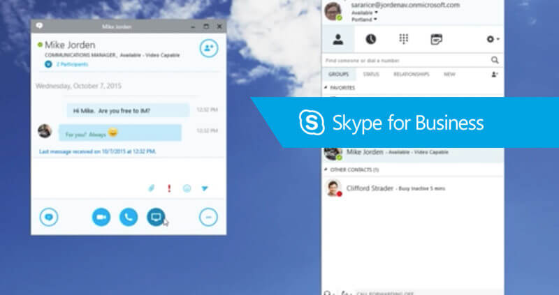 skype for business mac lync server 2010